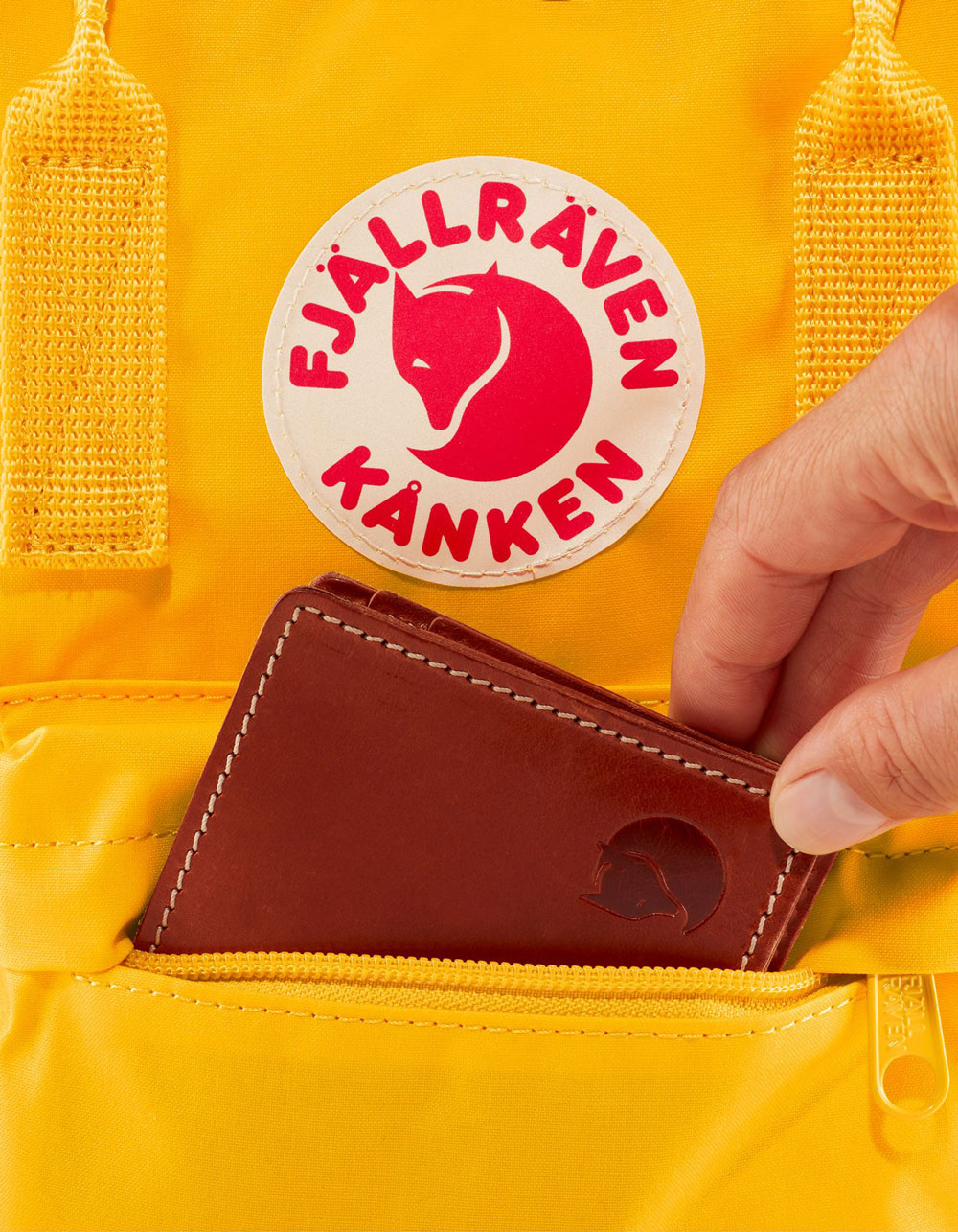 FJALLRAVEN Kånken Mini Backpack - GREEN COMBO
