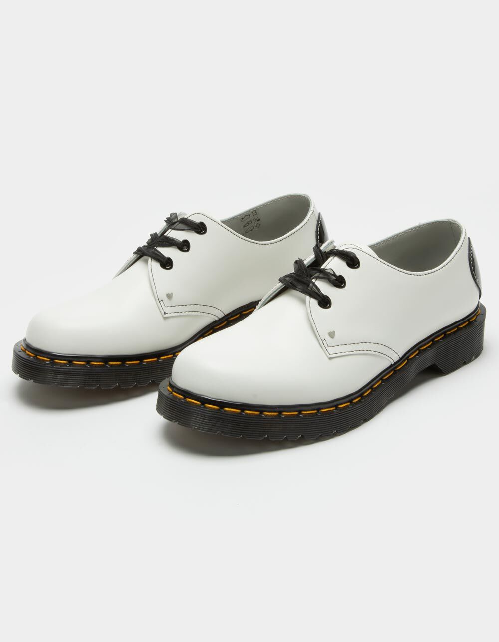 DR. MARTENS 1461 Hearts Smooth & Patent Leather Womens Oxford Shoes ...
