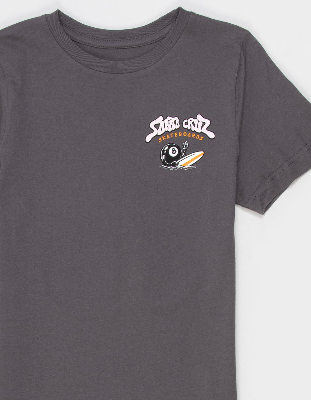 SANTA CRUZ 8-Baller Girls Boyfriend Tee - CHARCOAL