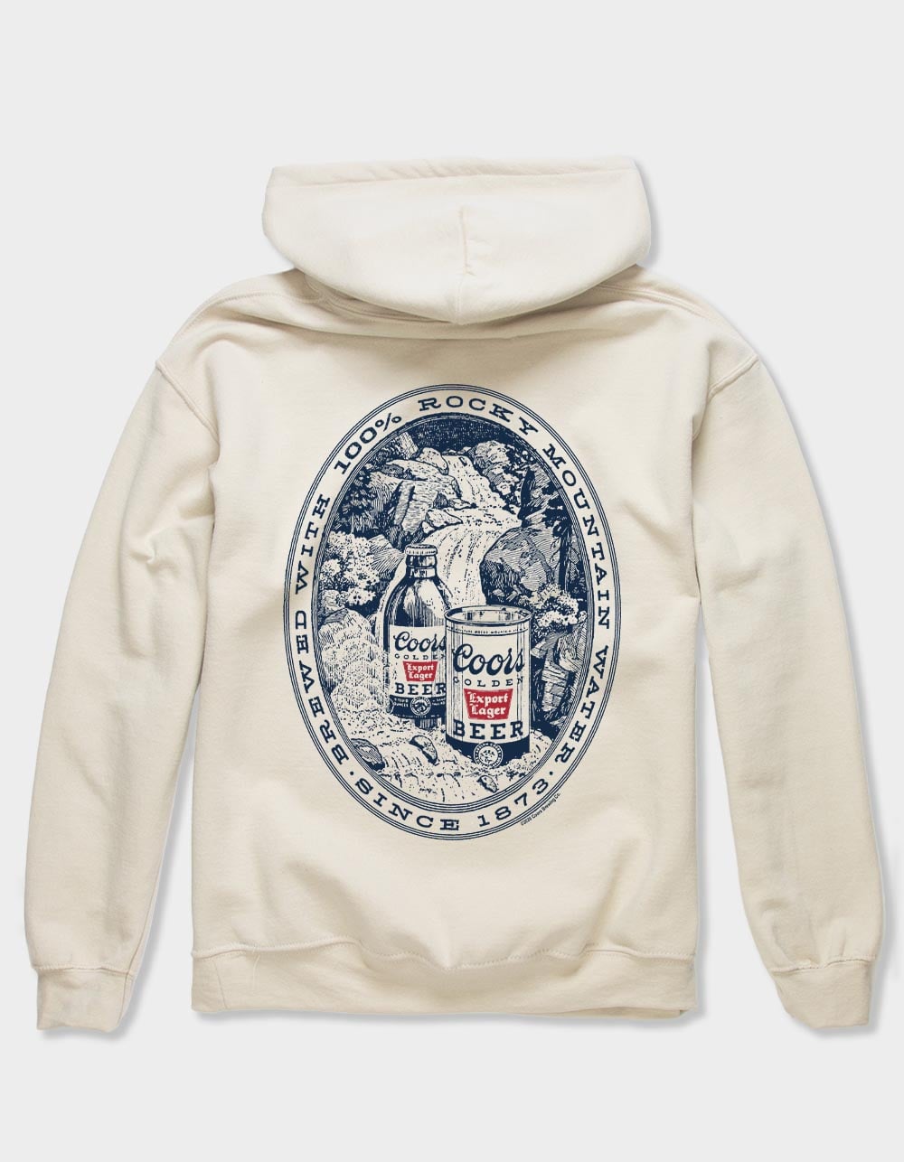 COORS Banquet Rocky Mountain Stars Unisex Hoodie - SAND