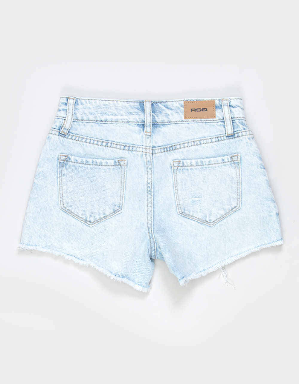 RSQ Girls A-Line Shorts - LIGHT WASH