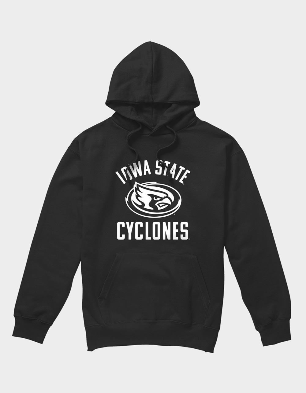 IOWA STATE UNIVERSITY Cyclones Logo Mens Hoodie - BLACK