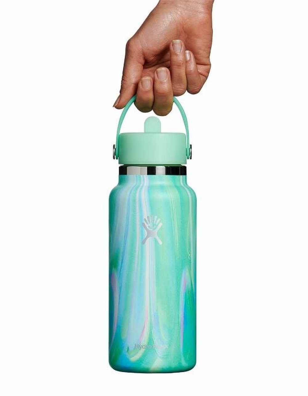 HYDRO FLASK 32 oz Wide Mouth Water Bottle With Flex Straw Cap