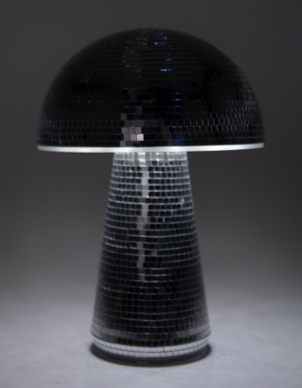 TILLYS HOME Disco Mushroom Lamp - SILVER