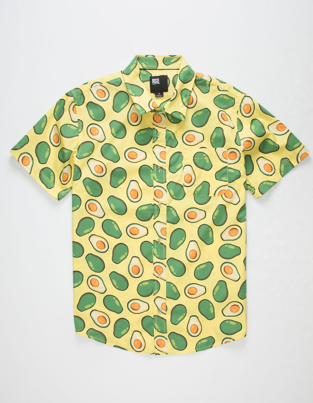 RSQ Avocado Mens Shirt - MUSTARD | Tillys