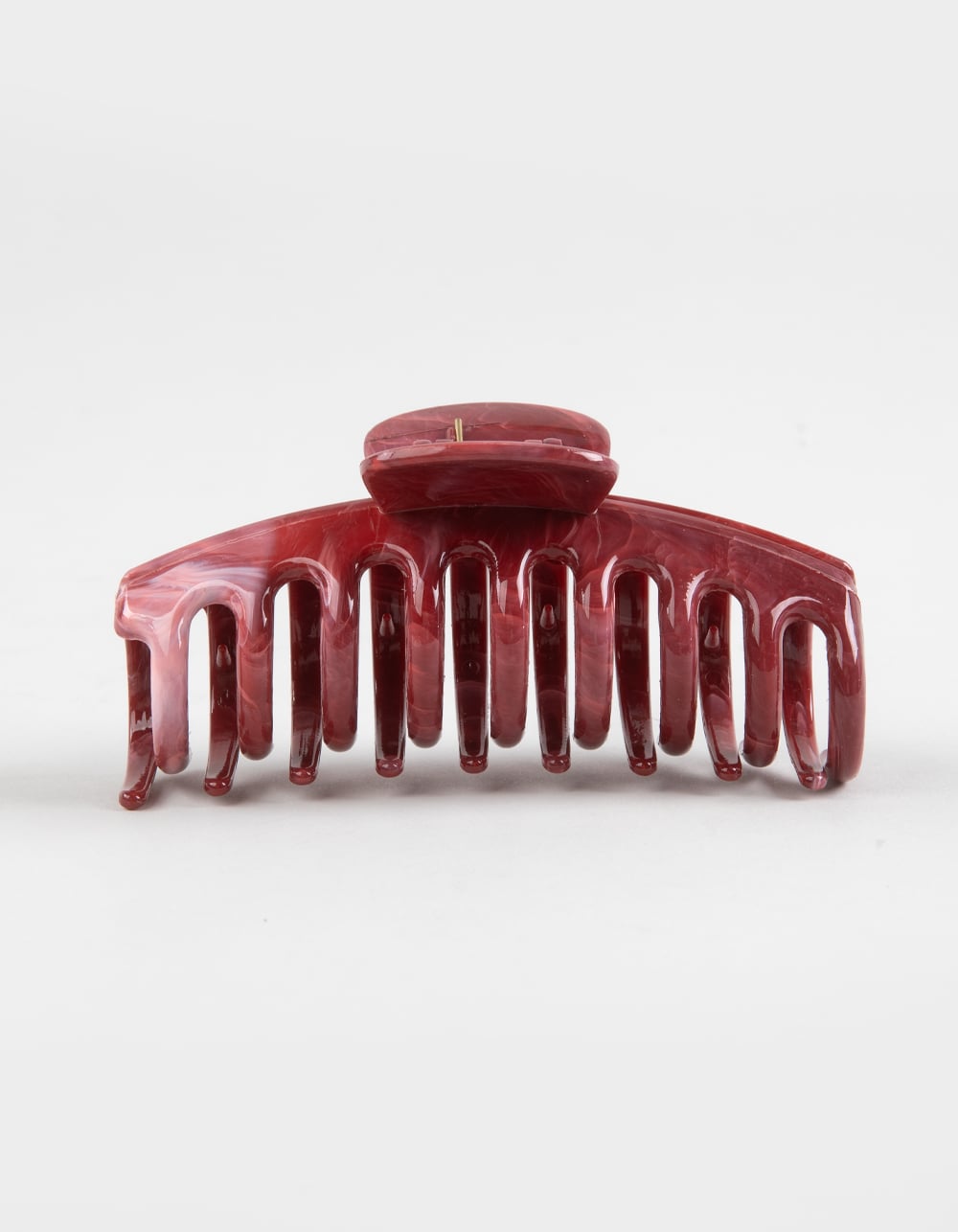 FULL TILT Marbled Acrylic Claw Clip - RED