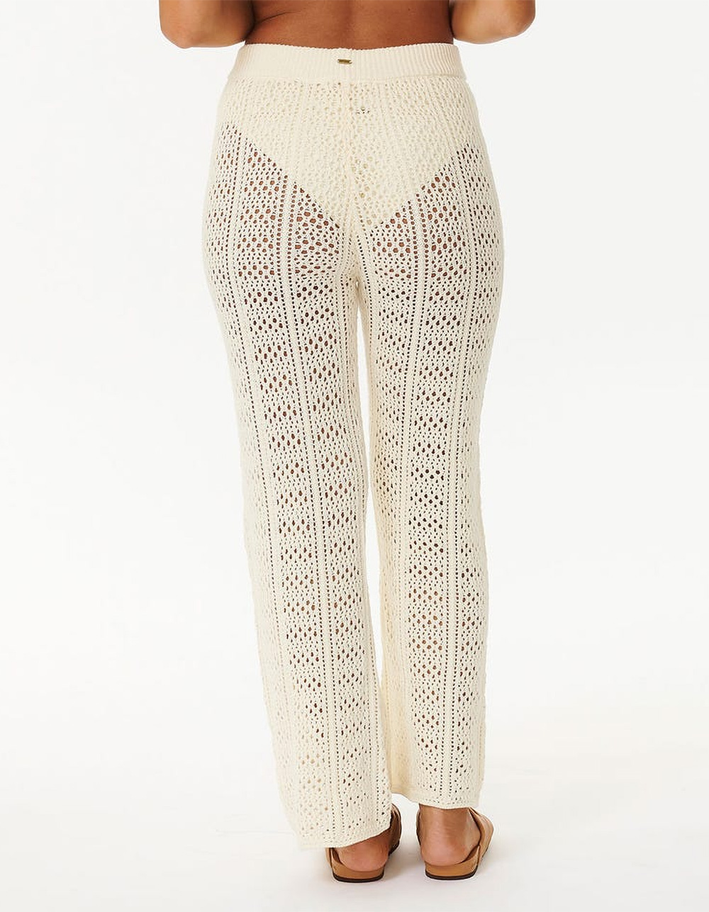 RIP CURL Pacific Dreams Womens Crochet Pants - OFF WHITE