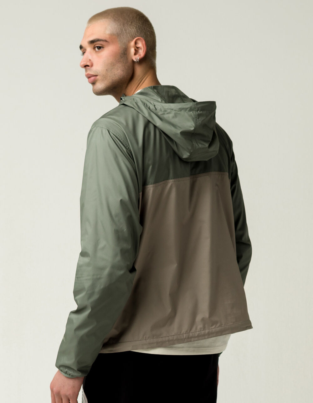 THE NORTH FACE Cyclone Mens Green Combo Anorak Jacket - GREEN COMBO ...