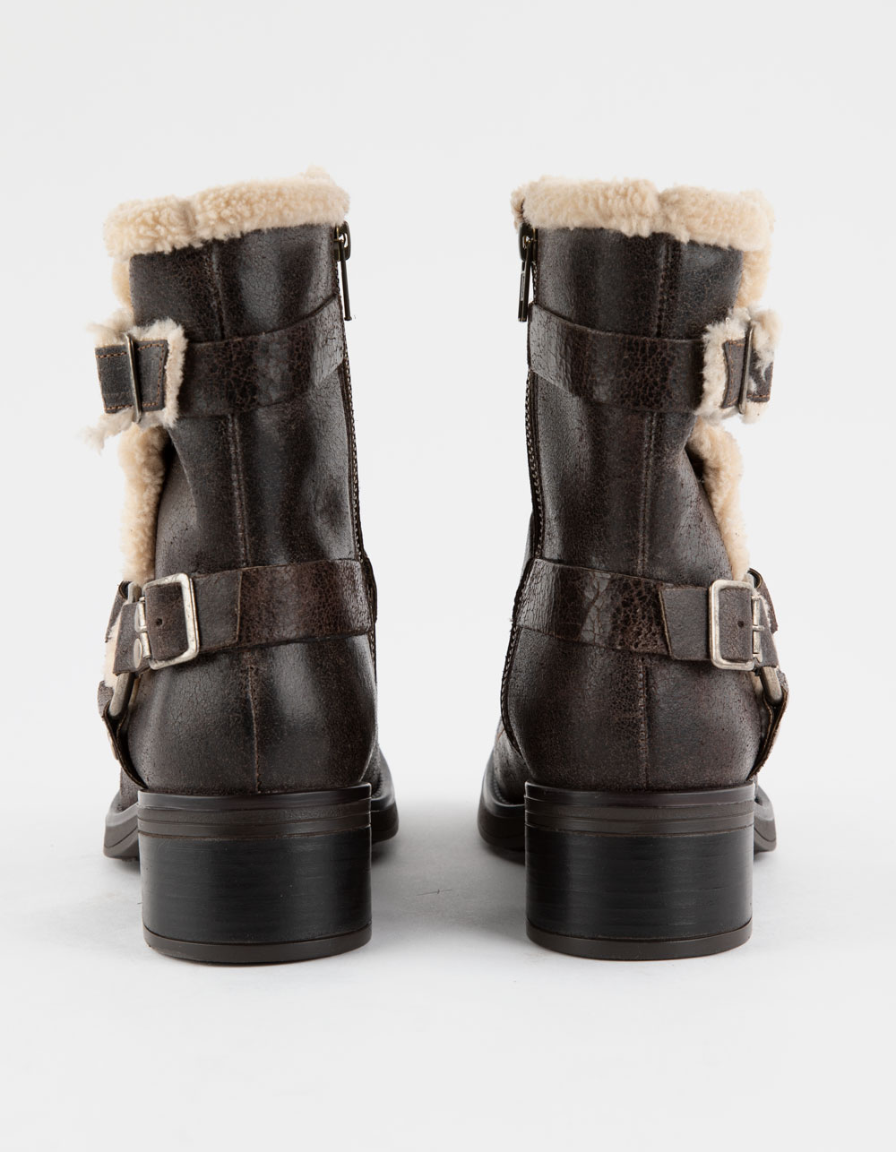 STEVE MADDEN Brixton Ankle Moto Womens Boots - BROWN | Tillys