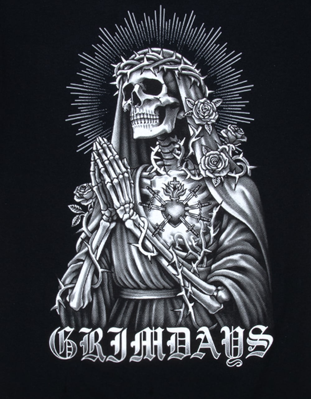 GRIM DAYS Saved Mens Tee - BLACK
