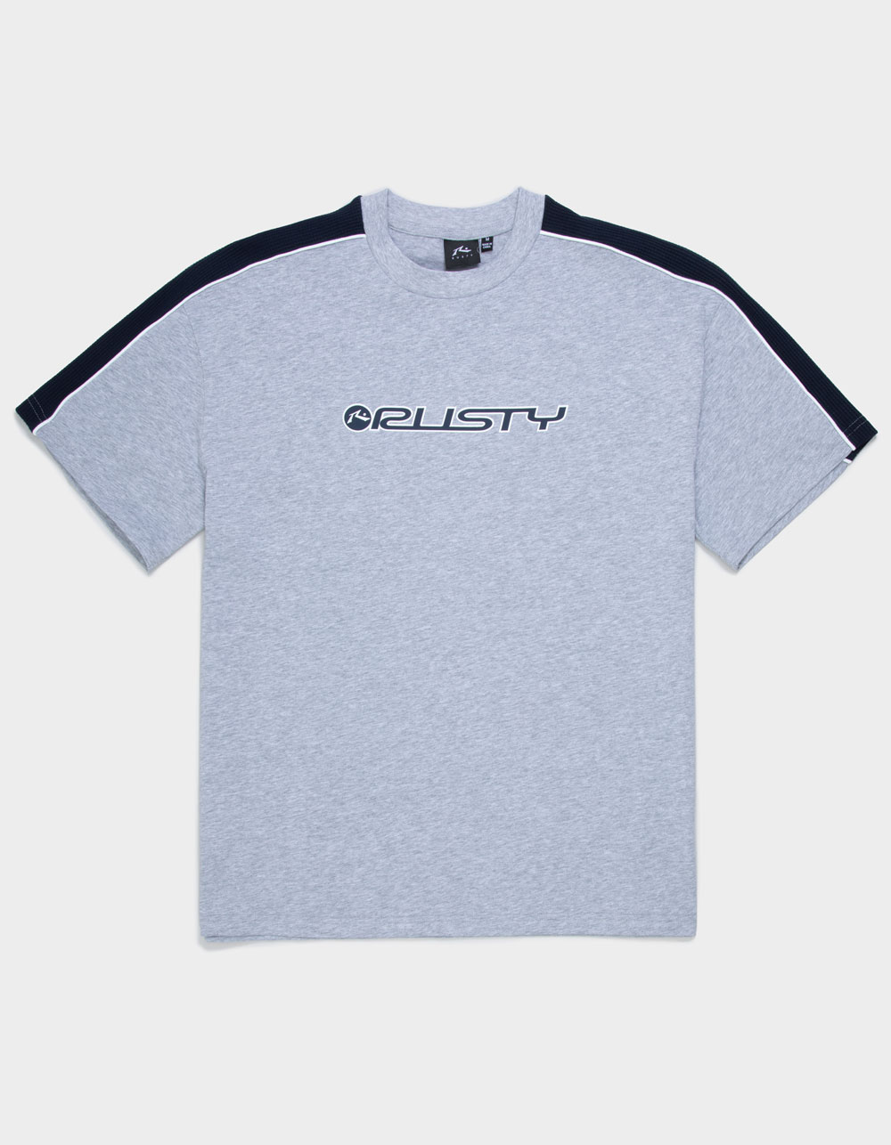 RUSTY Alonso 3.0 Mens Tee - HEATHER GRAY