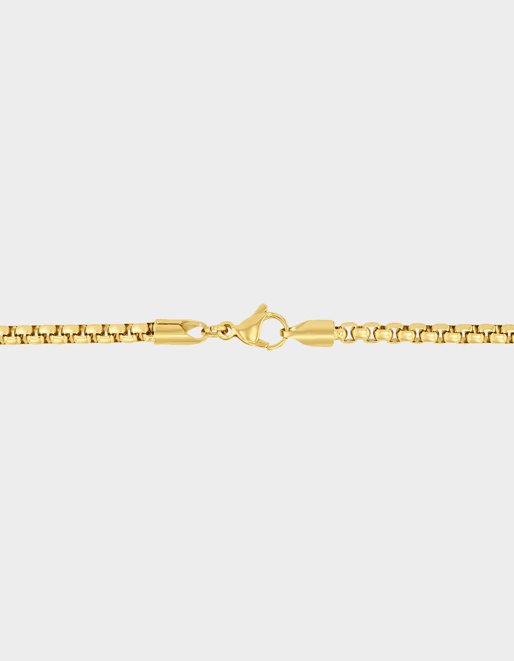 STEEL NATION Stainless Steel With Yellow IP Chain Set - GOLD