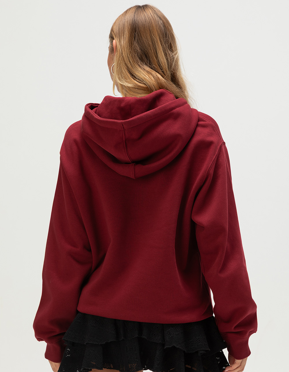 WRANGLER Spirit Of The West Womens Hoodie - BURGUNDY