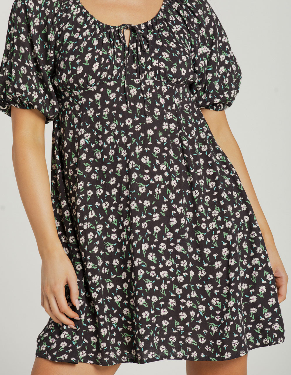 BILLABONG Truly Romantic Womens Mini Dress - BLACK