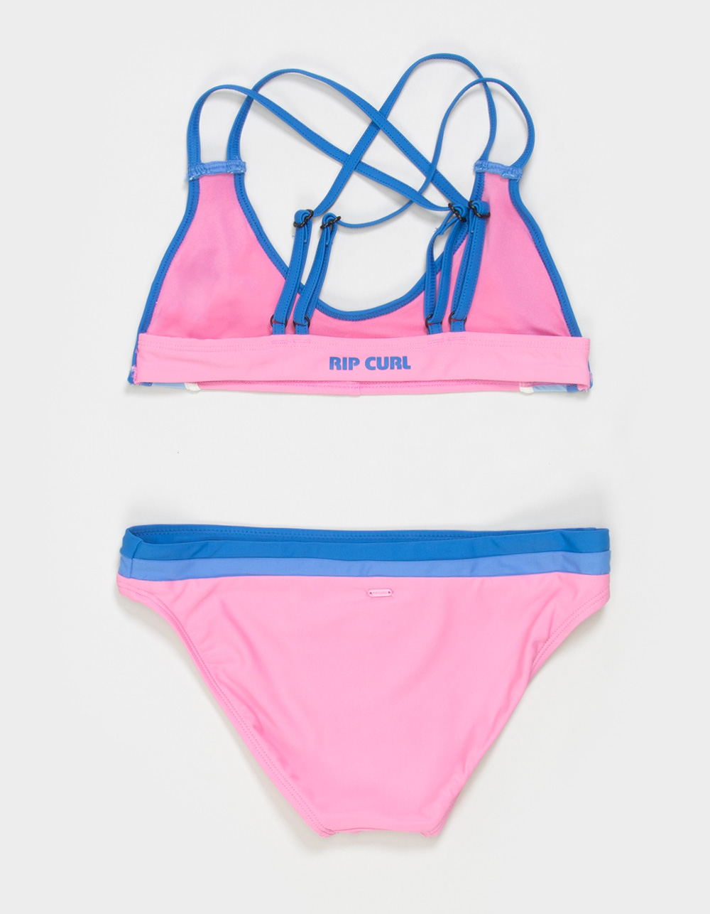RIP CURL Surf Revival Girls Bralette Bikini Set - PINK