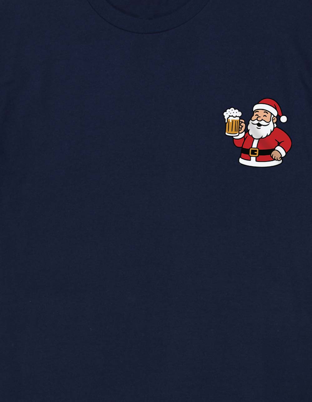 SANTA Beermas Unisex Tee - NAVY