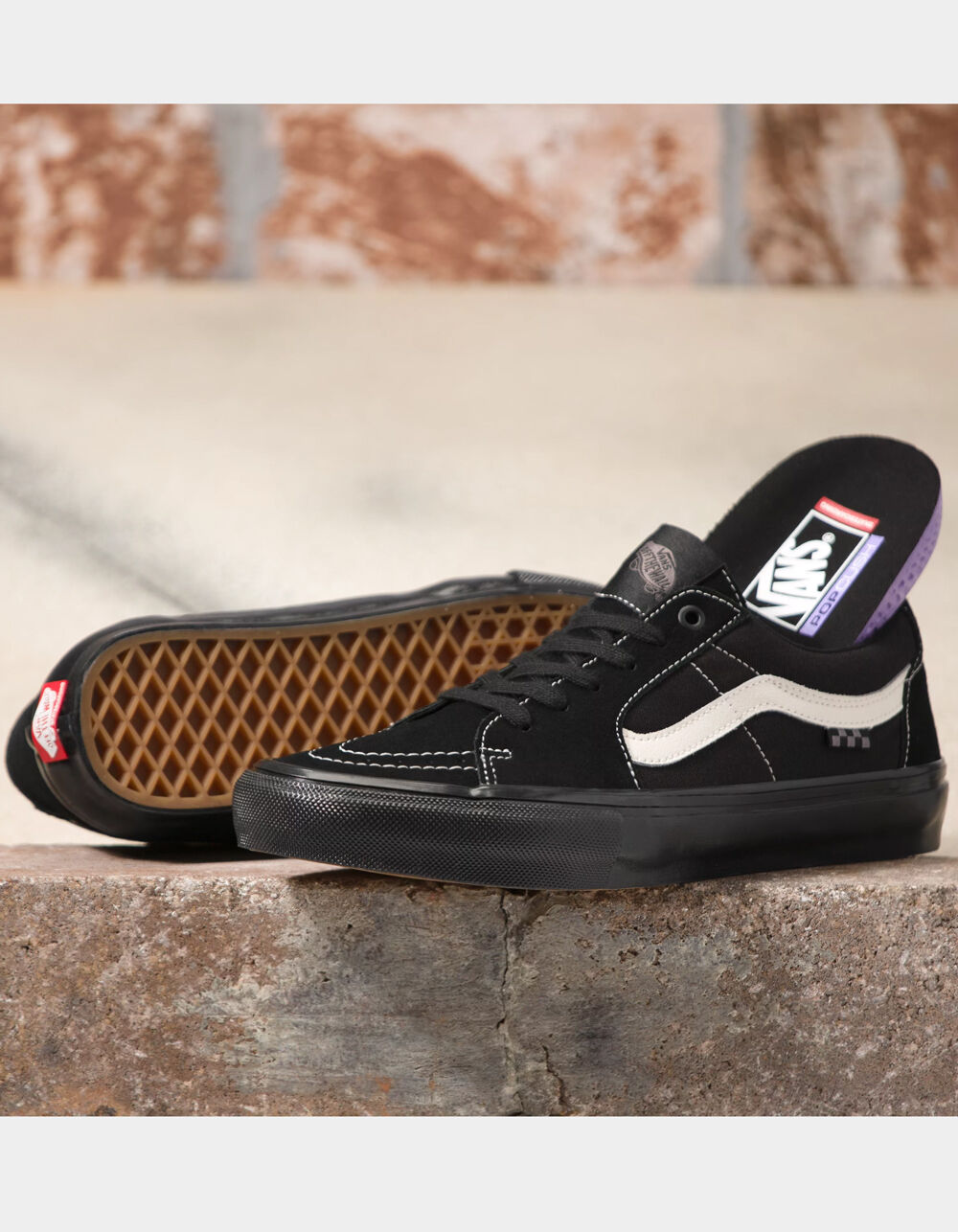 VANS Sk8 Low Skate Shoes - BLACK | Tillys