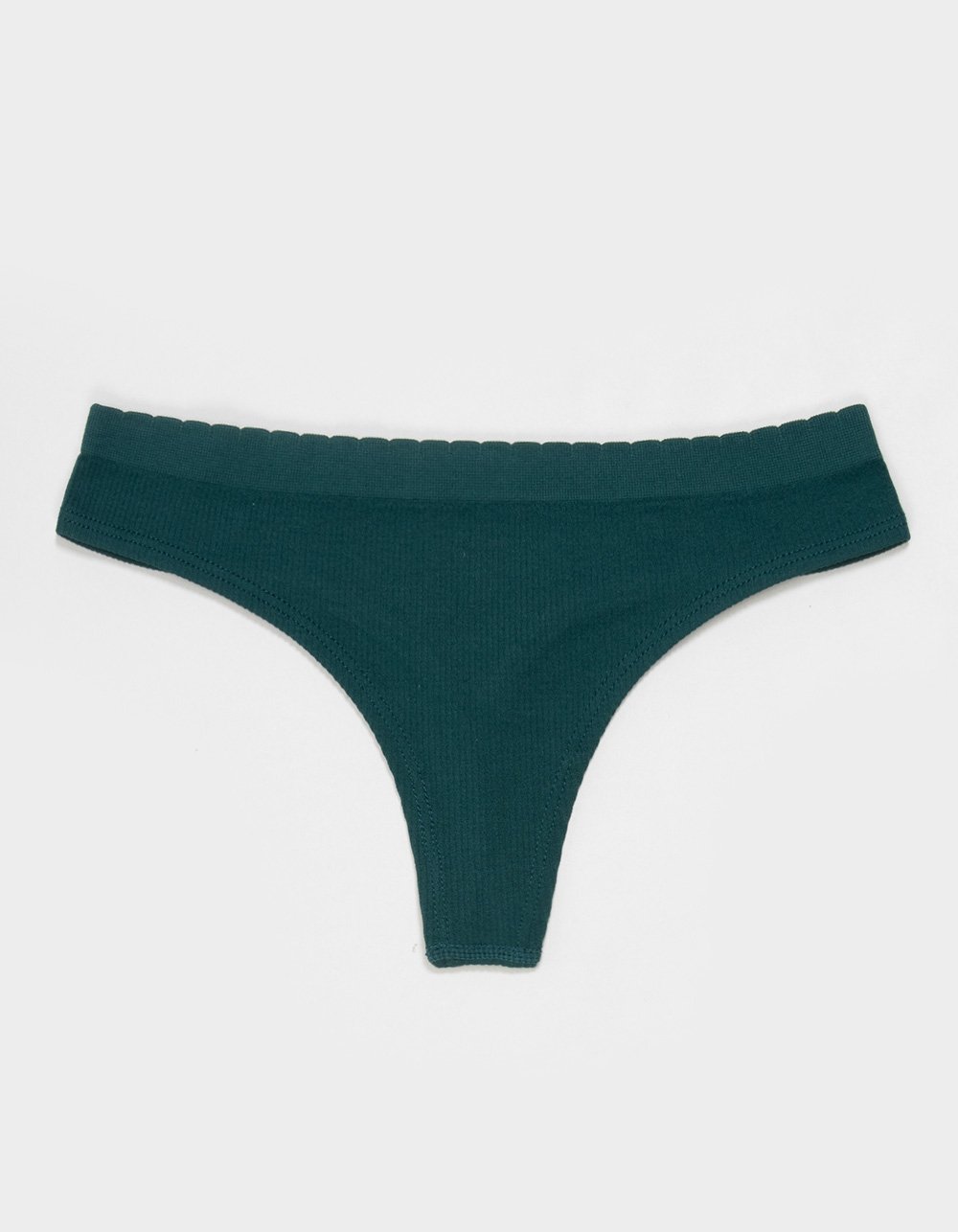 FULL TILT Seamless Thong - DK GREEN