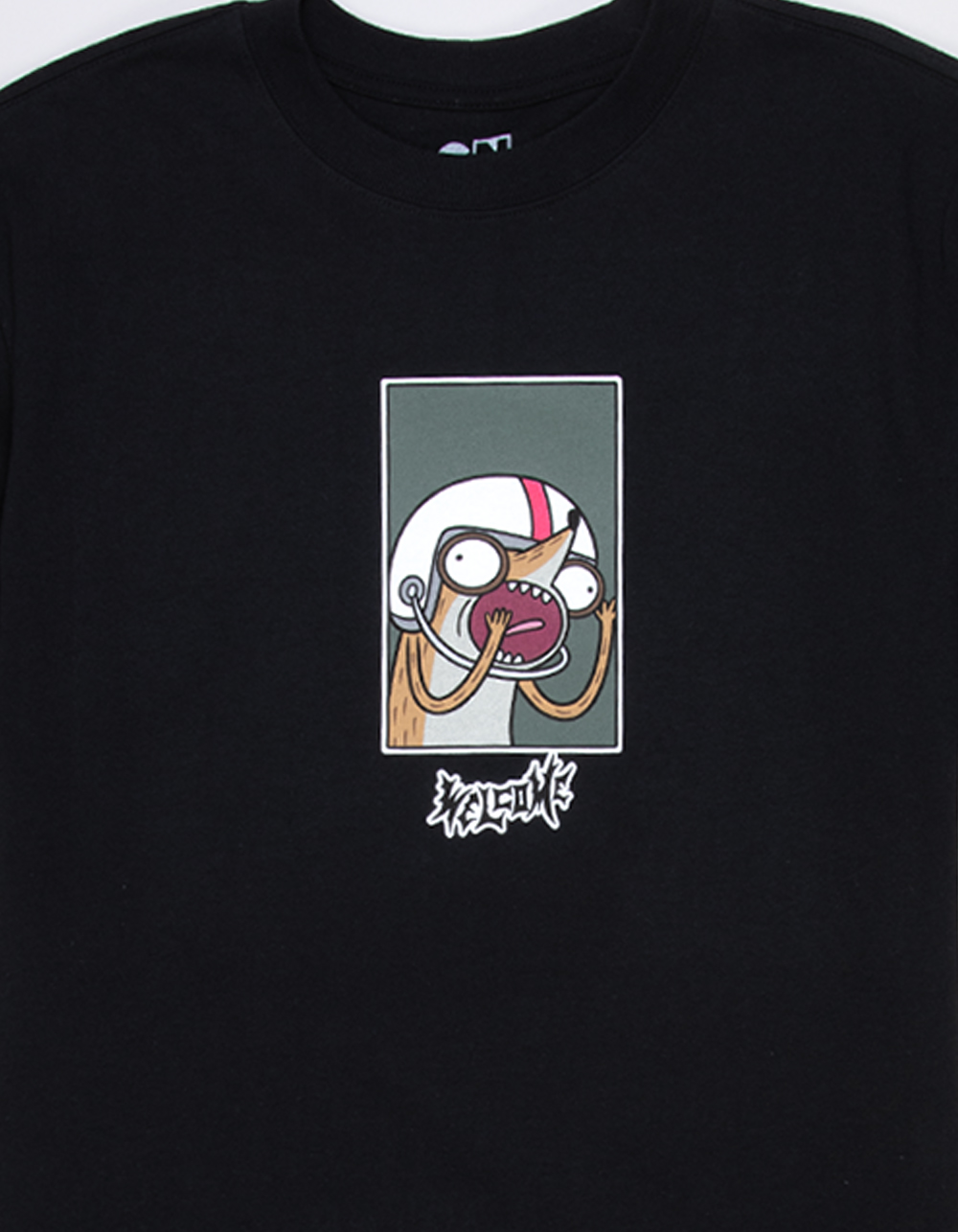 WELCOME SKATEBOARDS x Regular Show Rigby Mens Tee - BLACK