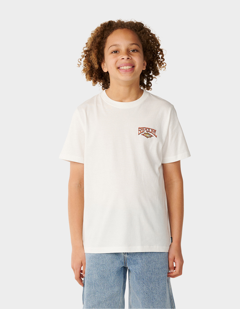 RIP CURL Air Shred Boys Tee - BONE