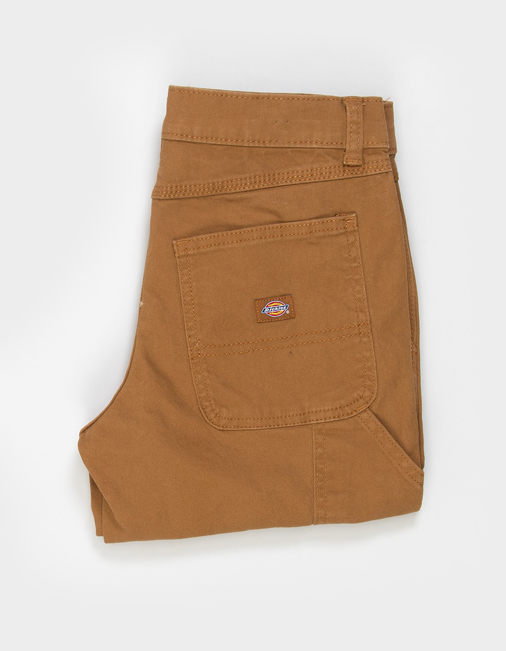 DICKIES Straight Fit Boys DUCK Carpenter Pants - BROWN
