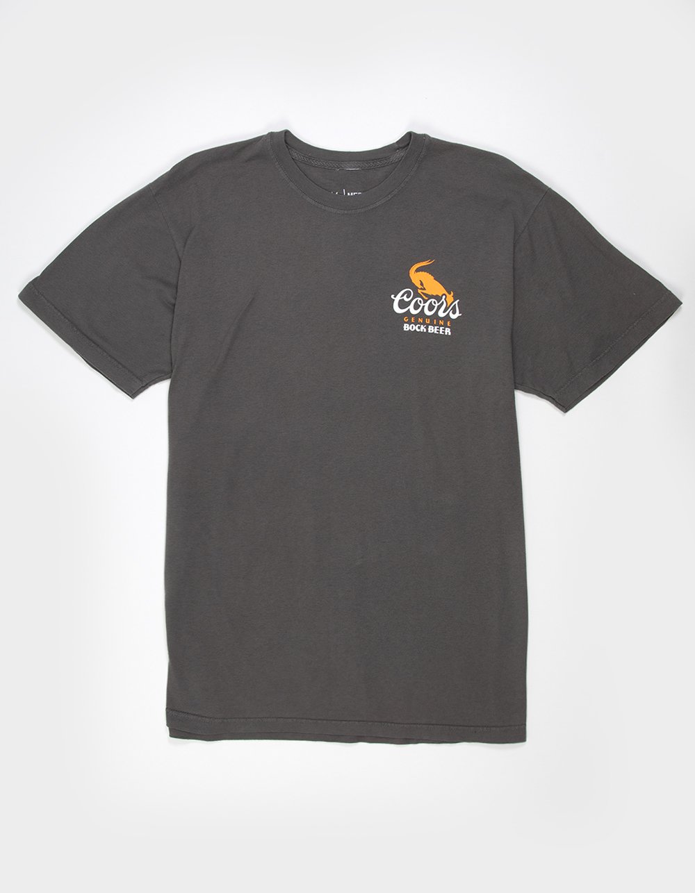 COORS Genuine Bock Beer Mens Tee - CHARCOAL