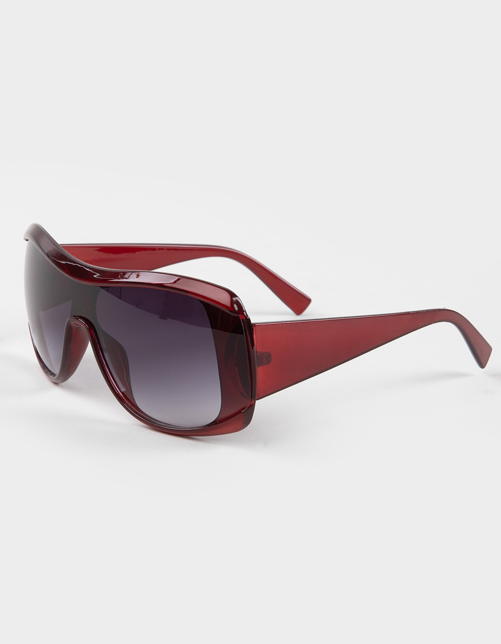 RSQ Y2K Shield Sunglasses - RED