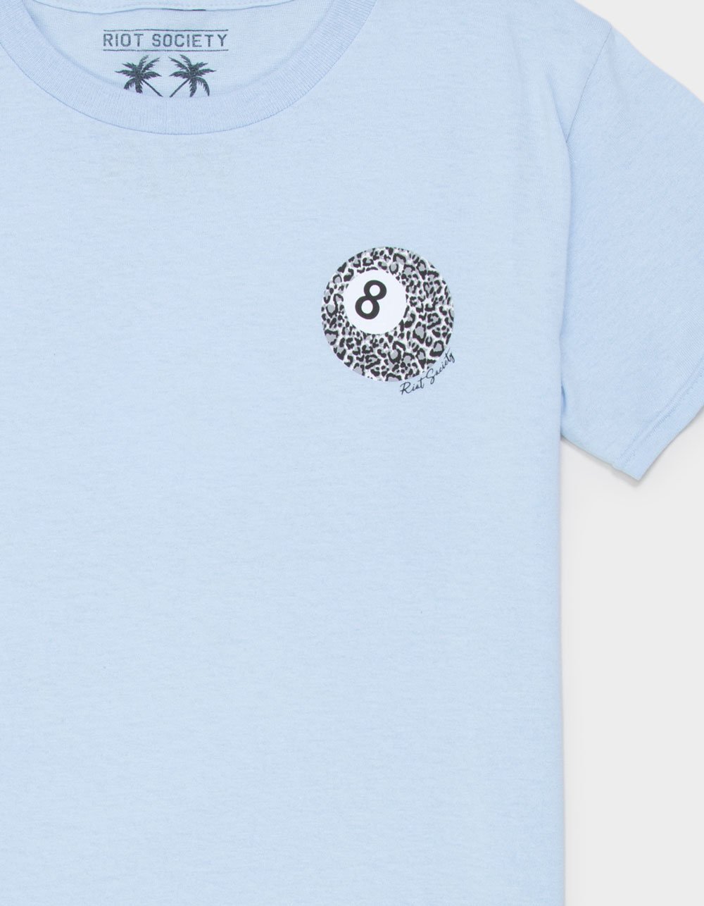 RIOT SOCIETY 8 Ball Girls Boyfriend Tee - BLUE