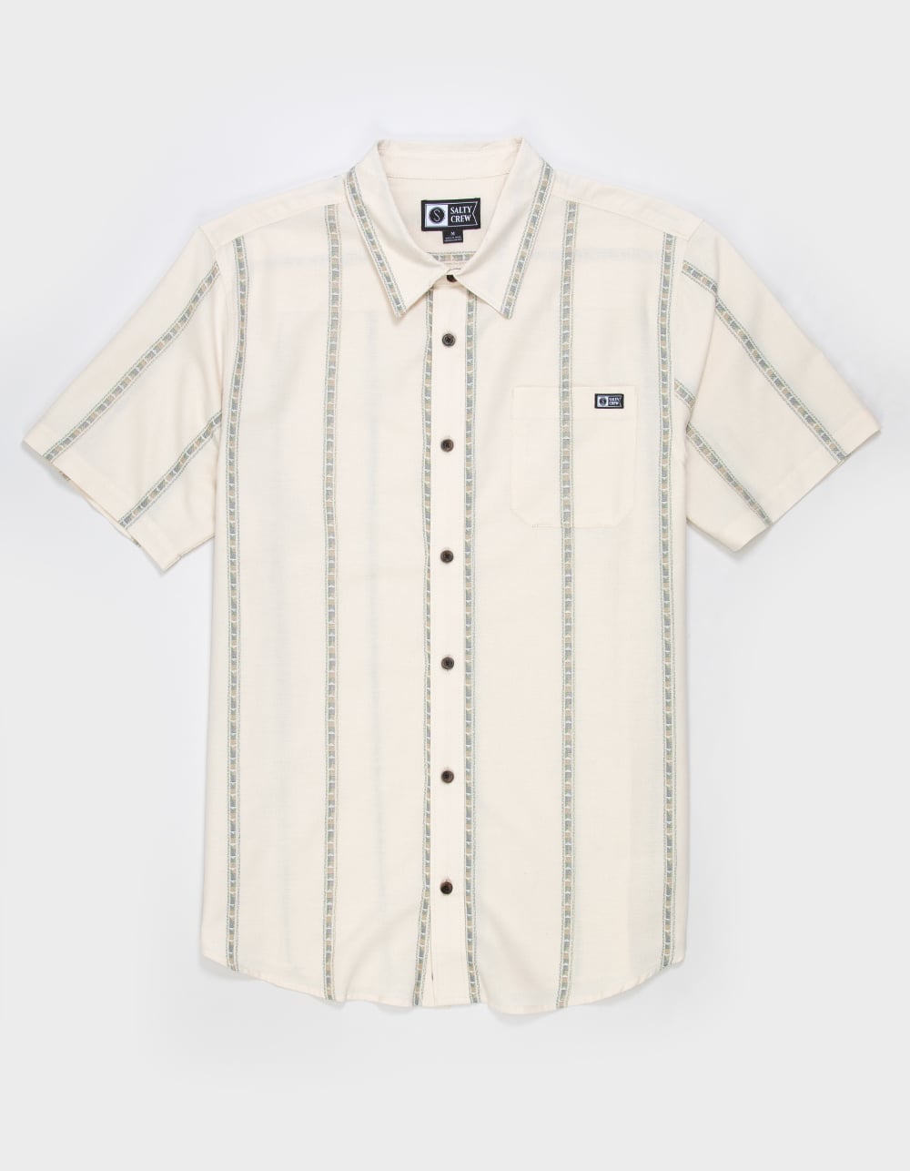 SALTY CREW Parker Mens Button Up Shirt - OFF WHITE
