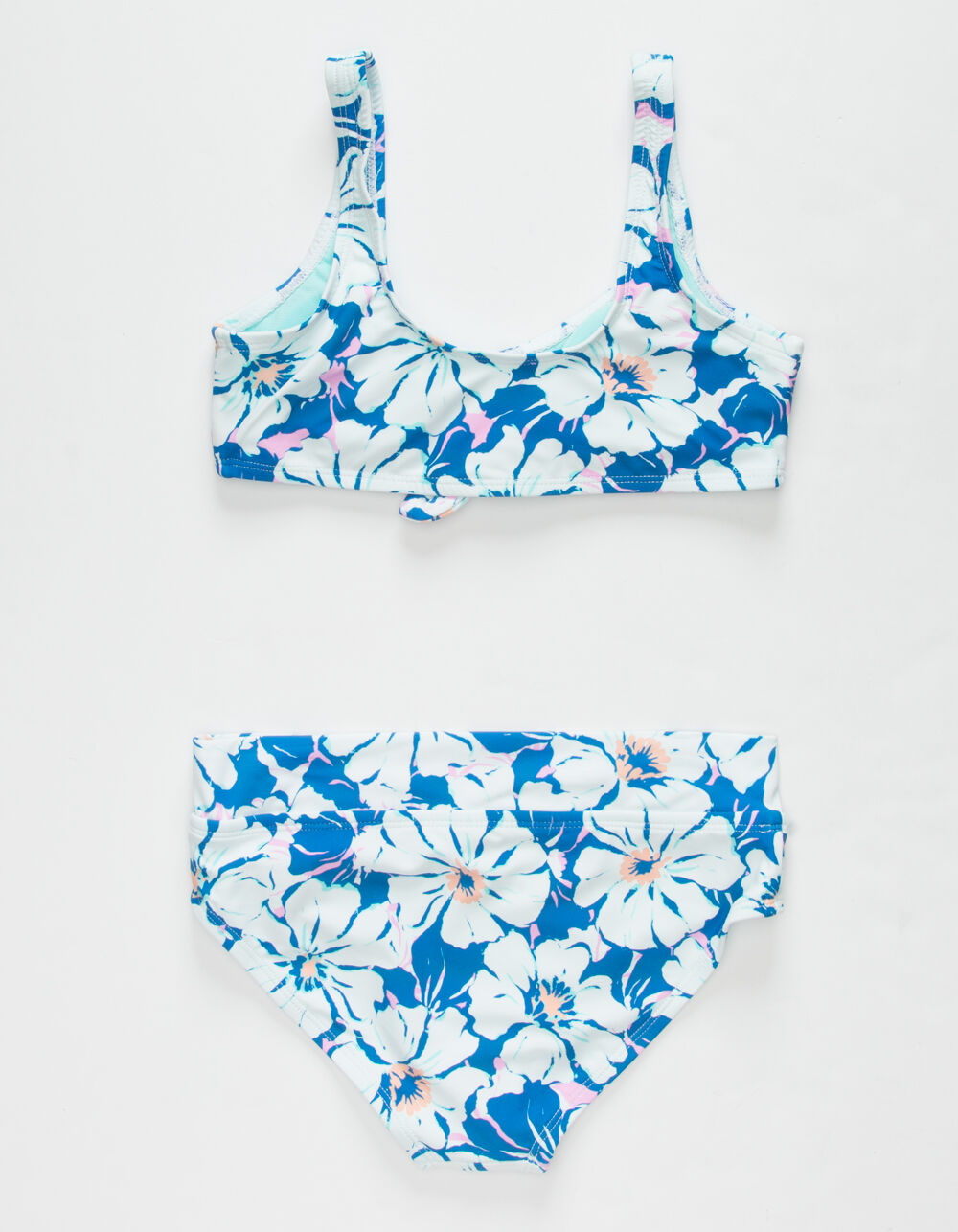 RAISINS Tie Bralette Hipster Girls Bikini Set - BLUE COMBO | Tillys