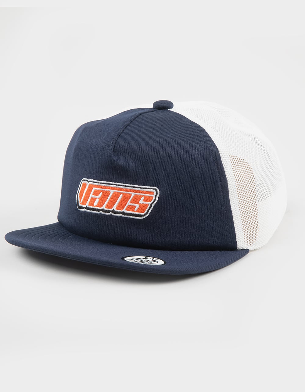VANS Retro Unstructured Boys Trucker Hat - NAVY/WHITE