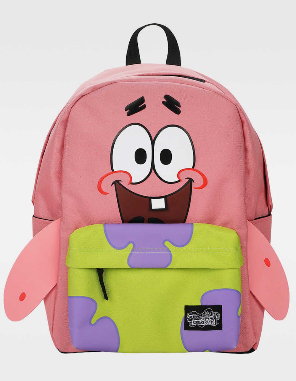 BIOWORLD SpongeBob SquarePants Patrick 17" Backpack - PINK COMBO