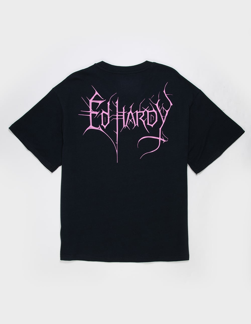 ED HARDY Ghost Mens Boxy Tee - BLACK