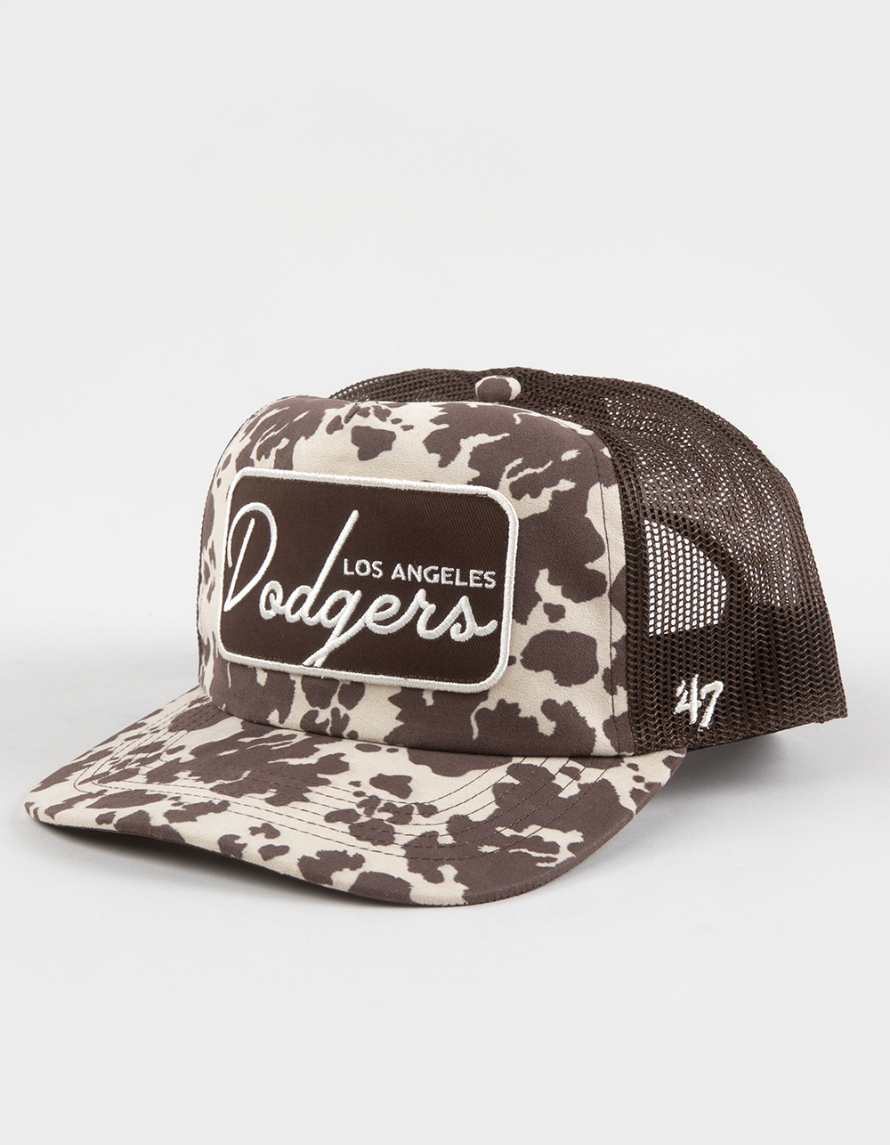 47 BRAND Los Angeles Dodgers Bessie '47 Hitch Womens Trucker Hat - BROWN COMBO