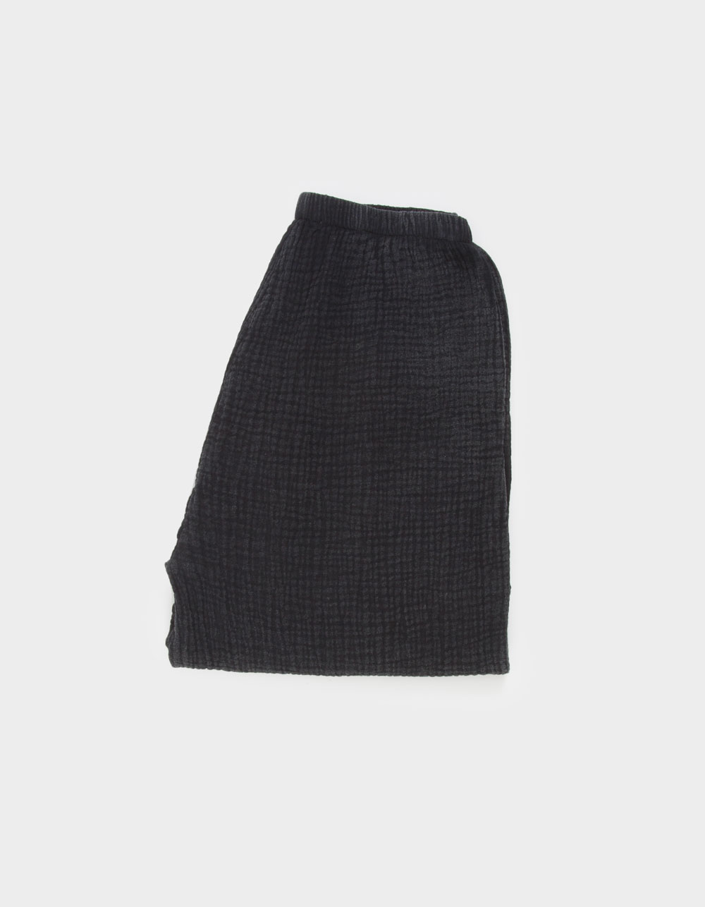 FULL TILT Girls WASHED Knit Wide Leg Pants - BLACK