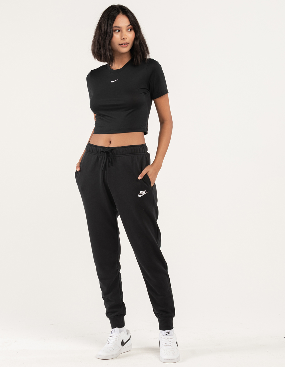haai bureau Taiko buik NIKE Sportswear Club Womens Fleece Sweatpants - BLACK | Tillys