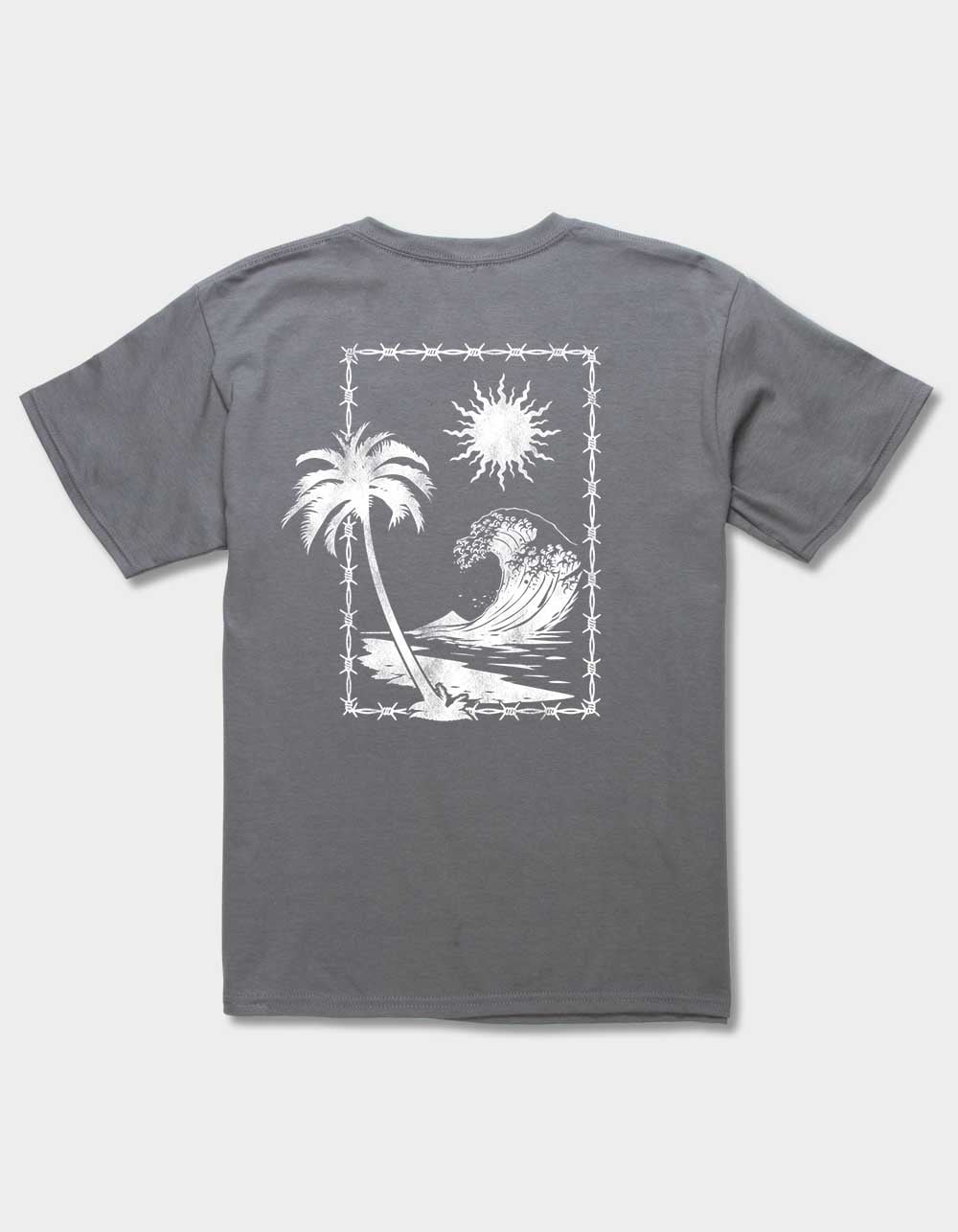 BEACH Frame Boys Tee - CHARCOAL