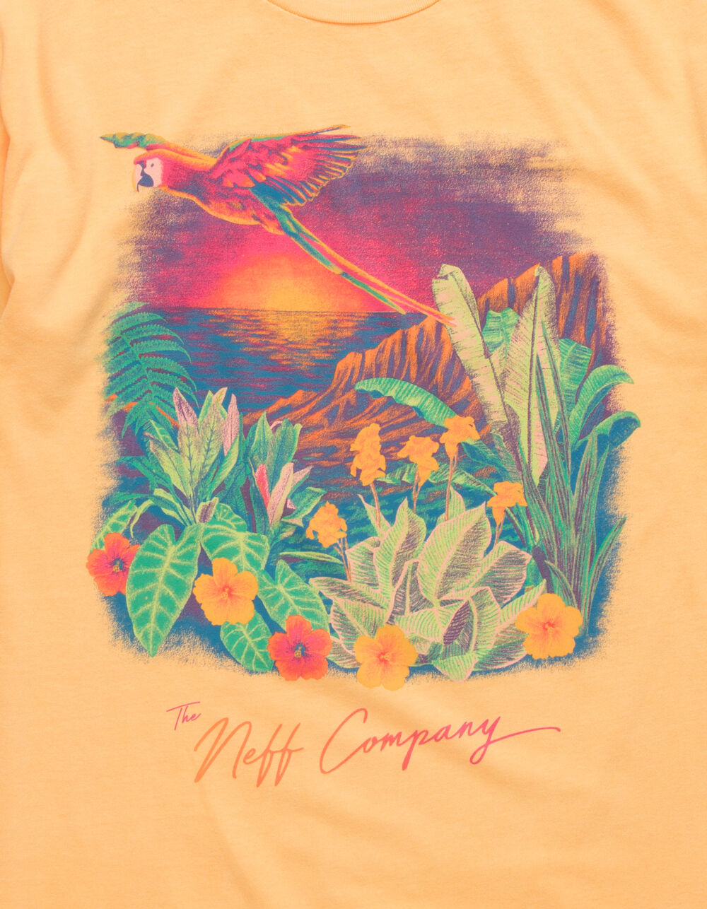 NEFF Paradise Cove Cantalope Mens T-Shirt image number 1