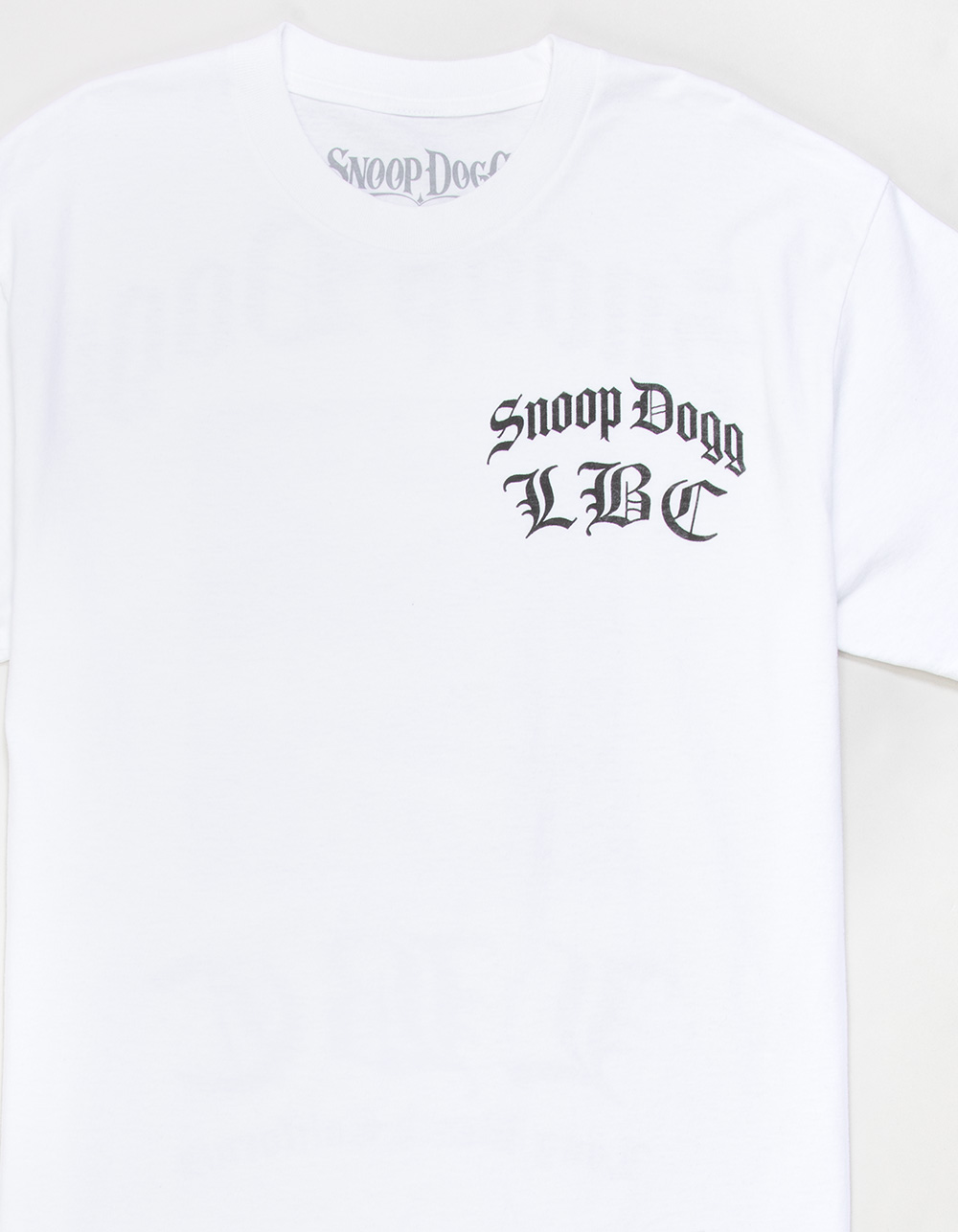 SNOOP DOGG LBC Mens Boxy Tee - WHITE