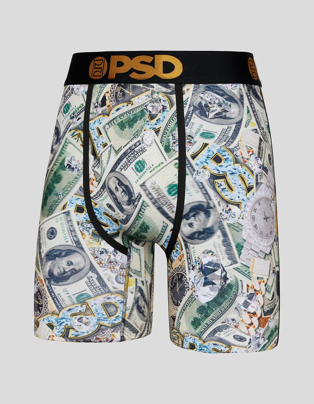 PSD Men's Rich Drip 3-Pack Boxer Briefs, Multi, XL at  Men's