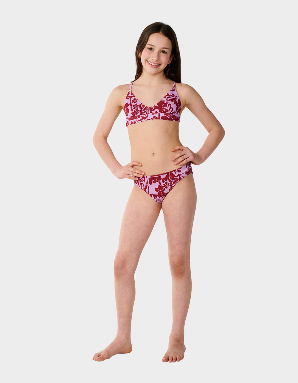 RIP CURL Pacific Coast Girls Bikini Set - LILAC