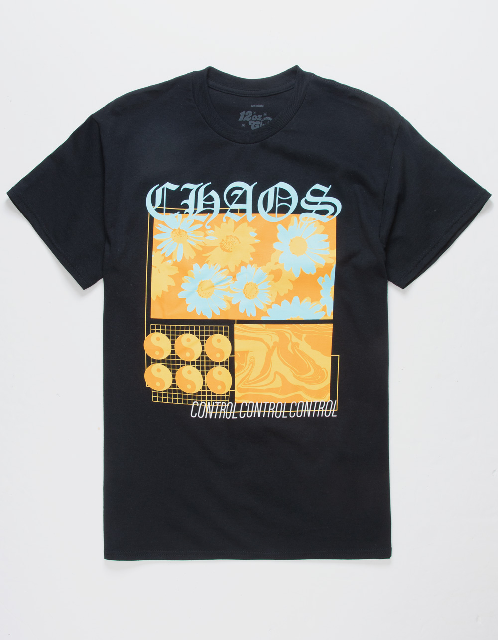 Absorbere delvist Nord 12OZ CLUB Controlled Chaos Mens Tee - BLACK | Tillys