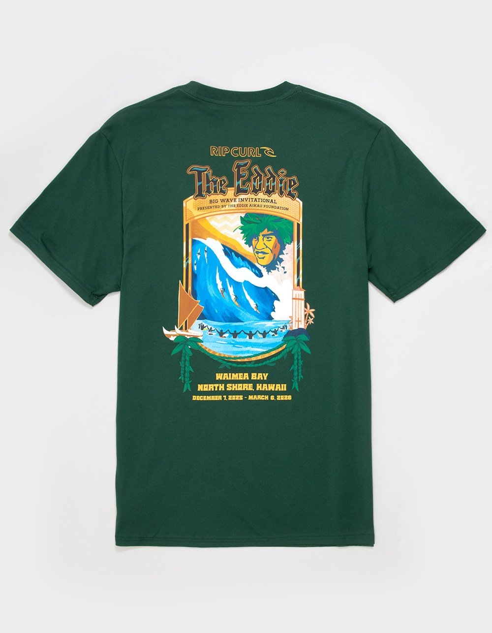 RIP CURL EWG Poster Art Mens Tee - GREEN
