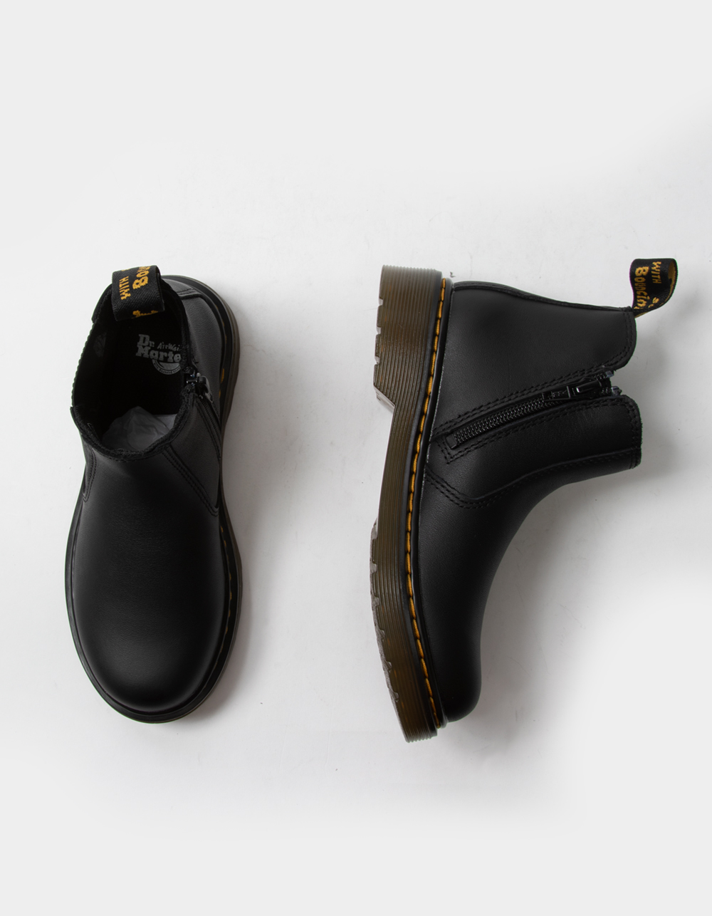 droefheid kiezen Knop DR. MARTENS 2976 Kids Leather Boots - BLACK | Tillys