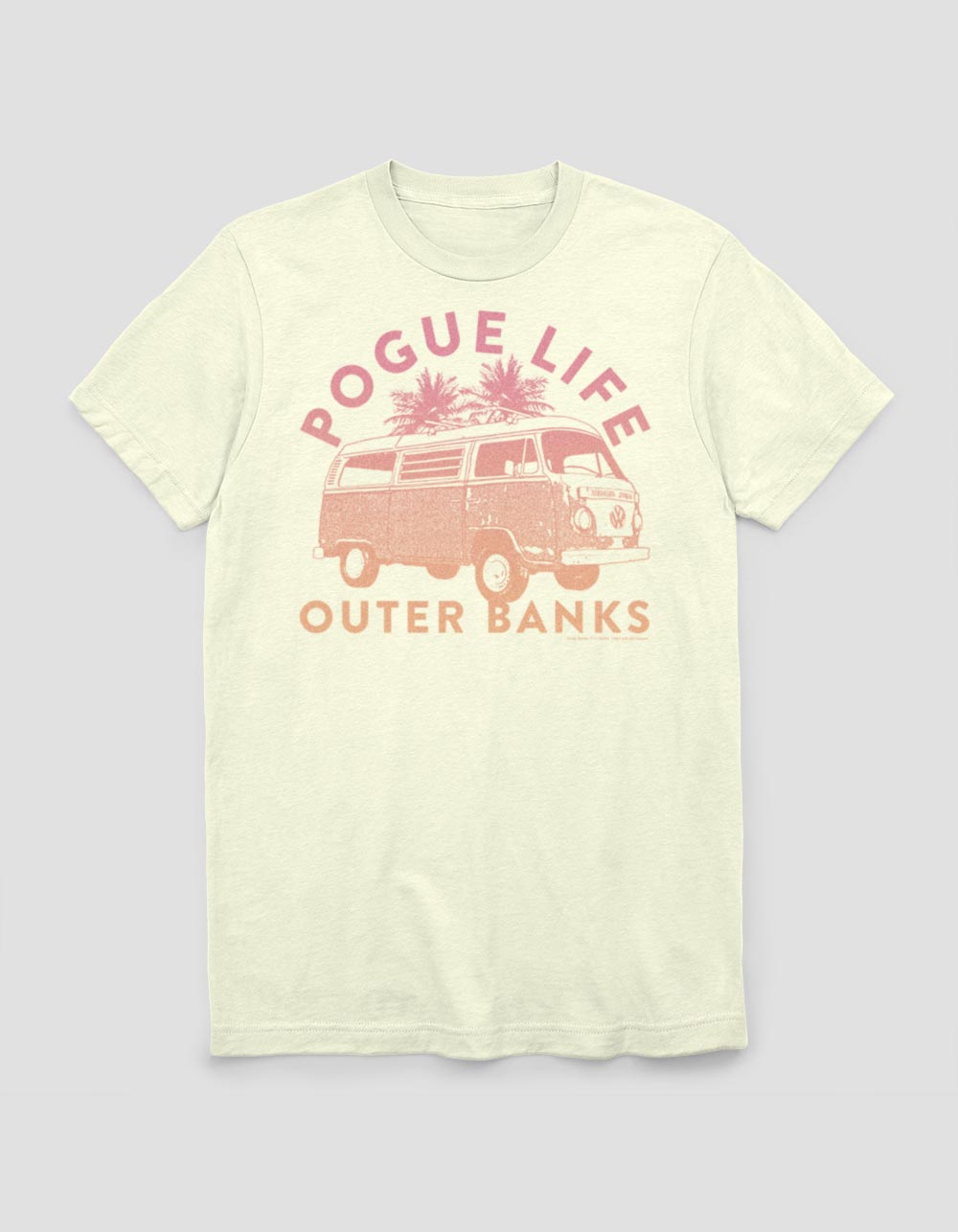 OUTER BANKS Pogue Life Unisex Tee - NATURAL