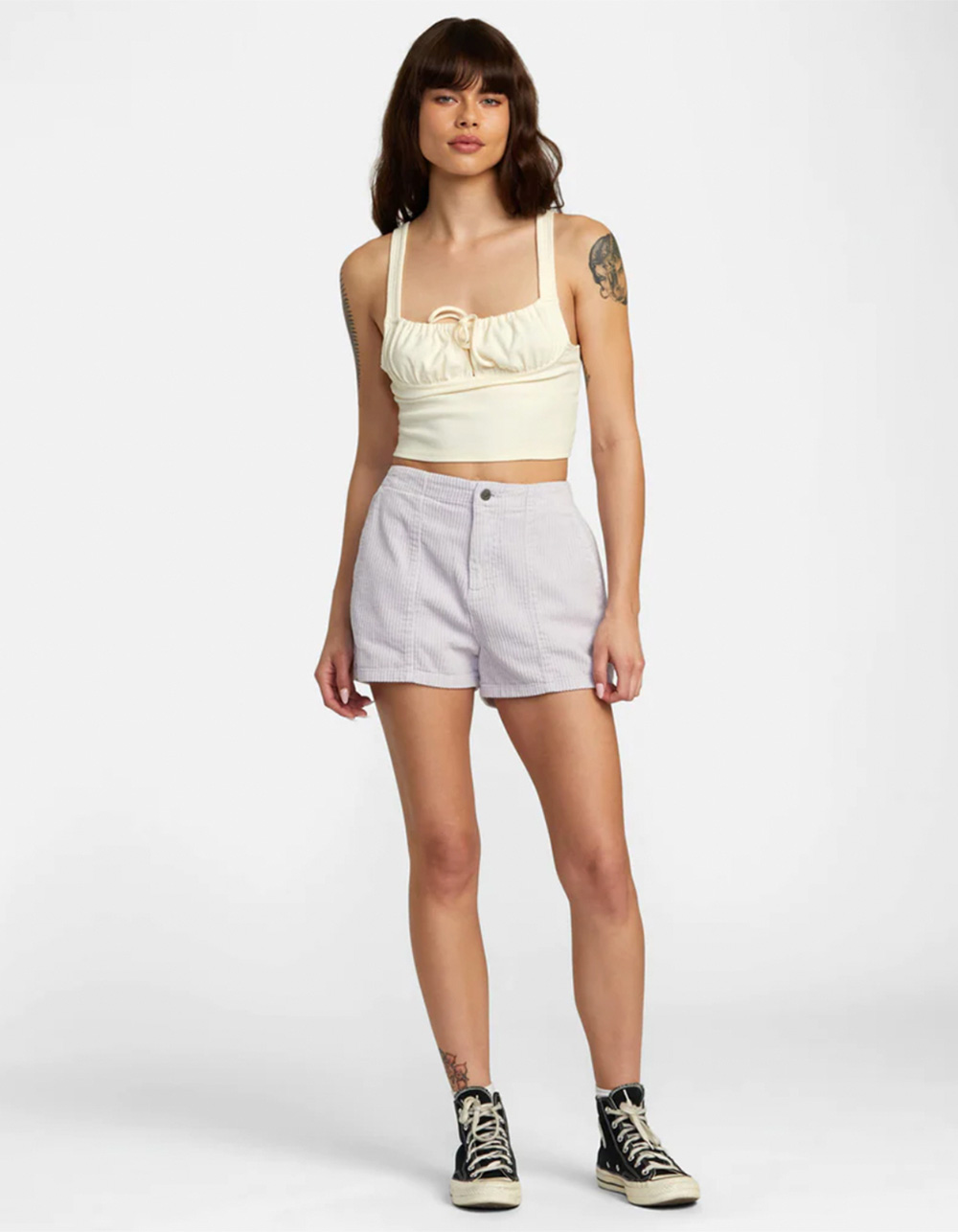 Short en velours côtelé avec 2 poches plaquées - Rose - Fille - 3.60