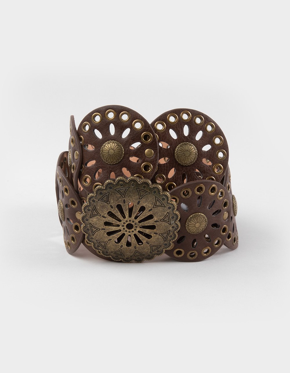 Western Circle Belt - DARK BROWN