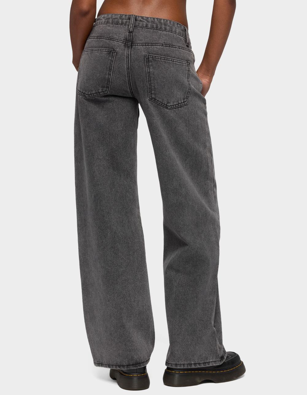 EDIKTED Tall Raelynn Washed Low Rise Baggy Jeans