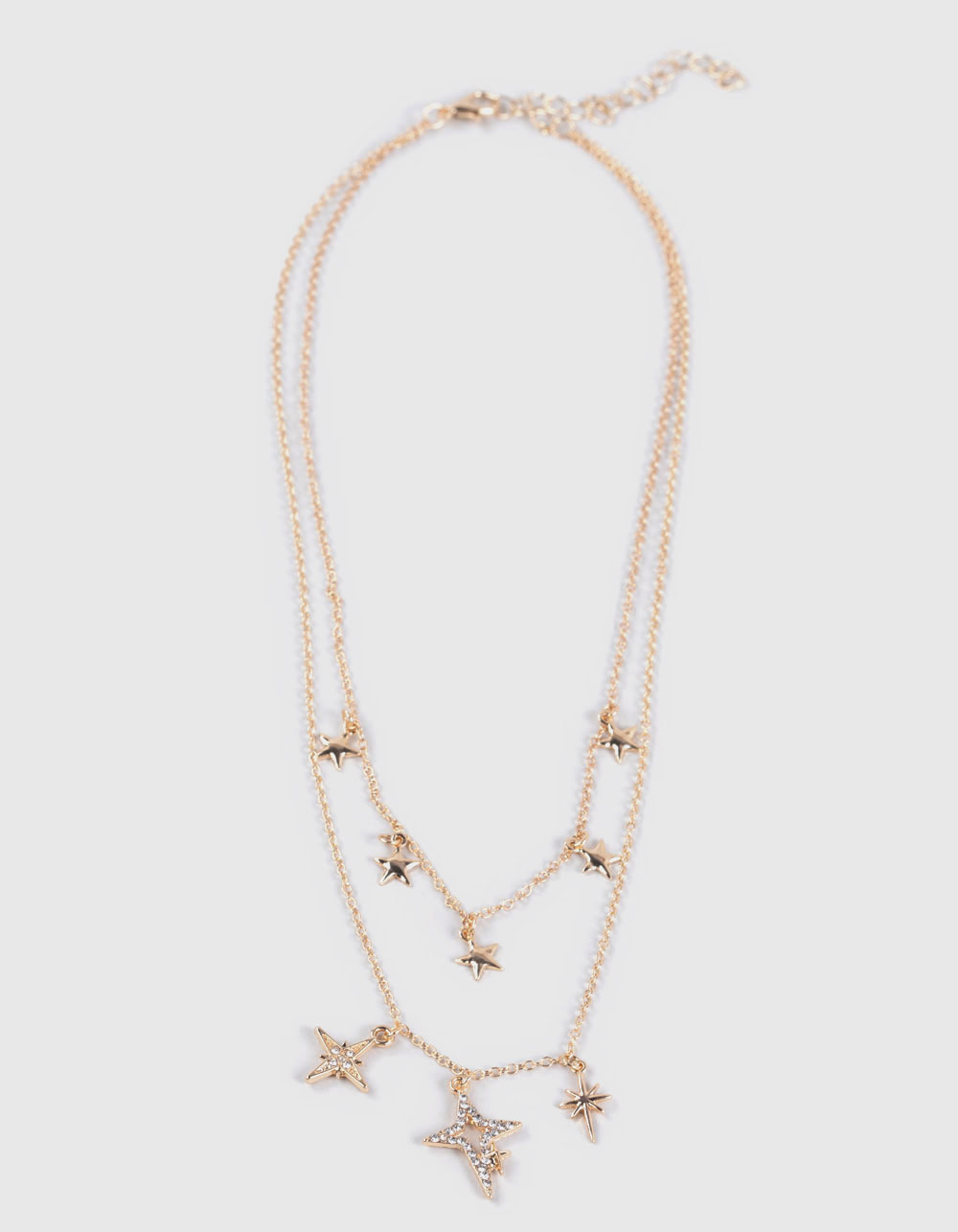 FULL TILT Star Charm Layered Necklace - GOLD