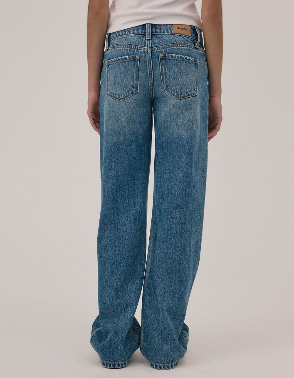 RSQ Girls Low Rise Wide Leg Jeans - Dark Wash